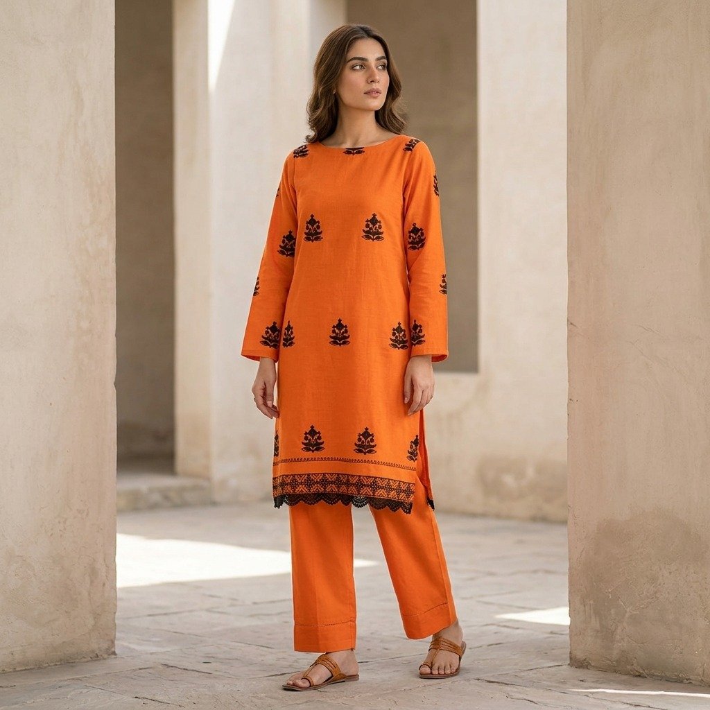 The Classic Embroidered Ensemble - Image 3
